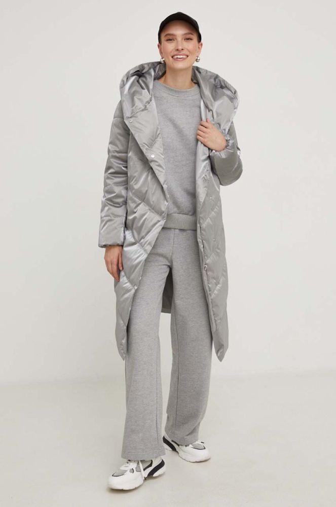 Куртка Answear Lab жіноча колір срібний зимова (3529973)