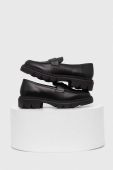 Шкіряні мокасини Answear Lab жіночі колір чорний на платформі (3681984)