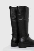 Шкіряні чоботи Answear Lab жіночі колір чорний на платформі (3679790)