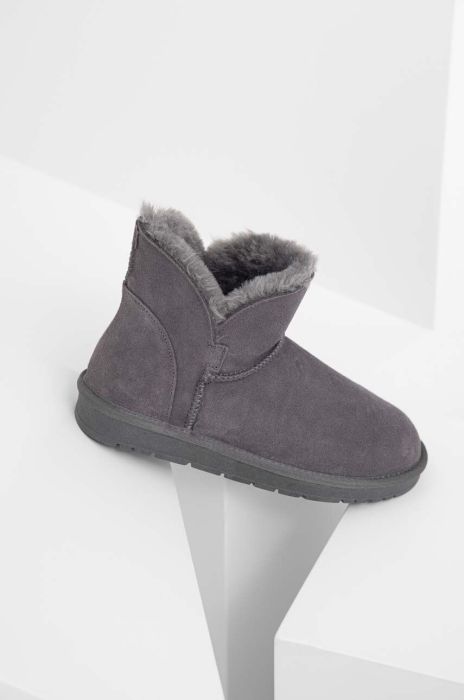 Замшеві чоботи Answear Lab колір сірий (3505118)