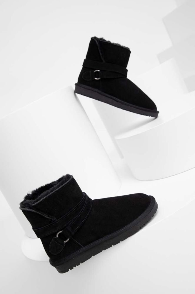 Замшеві чоботи Answear Lab колір чорний (3505136)