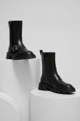 Шкіряні черевики Answear Lab жіночі колір чорний на платформі (3560652)