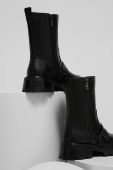 Шкіряні черевики Answear Lab жіночі колір чорний на платформі (3560652)