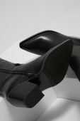 Шкіряні чоботи Answear Lab жіночі колір чорний каблук блок Шкіряні чоботи Answear Lab жіночі колір чорний каблук блок