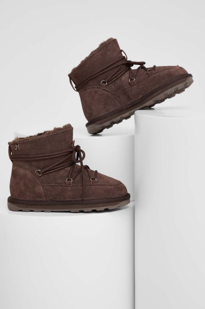 Замшеві чоботи Answear Lab колір коричневий (3530008)