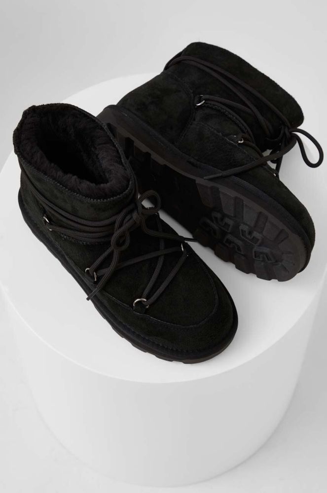 Замшеві чоботи Answear Lab колір чорний (3530015)