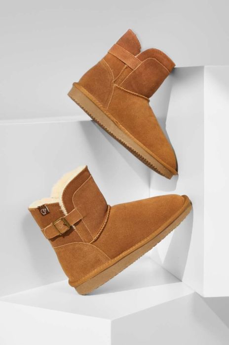 Замшеві чоботи Answear Lab колір коричневий (3530045)