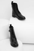 Шкіряні черевики Answear Lab жіночі колір чорний на плоскому ходу (3676985) Шкіряні черевики Answear Lab жіночі колір чорний на плоскому ходу (3676985)