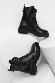 Шкіряні черевики Answear Lab жіночі колір чорний на платформі (3676997)