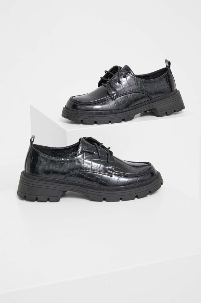 Туфлі Answear Lab жіночі колір чорний на платформі (3603549)