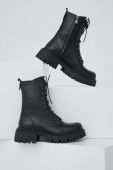 Шкіряні черевики Answear Lab X Лімітована колекція NO SHAME жіночі колір чорний на платформі (3452139)