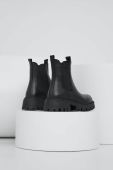 Шкіряні черевики Answear Lab X Лімітована колекція NO SHAME жіночі колір чорний на платформі (3452151)
