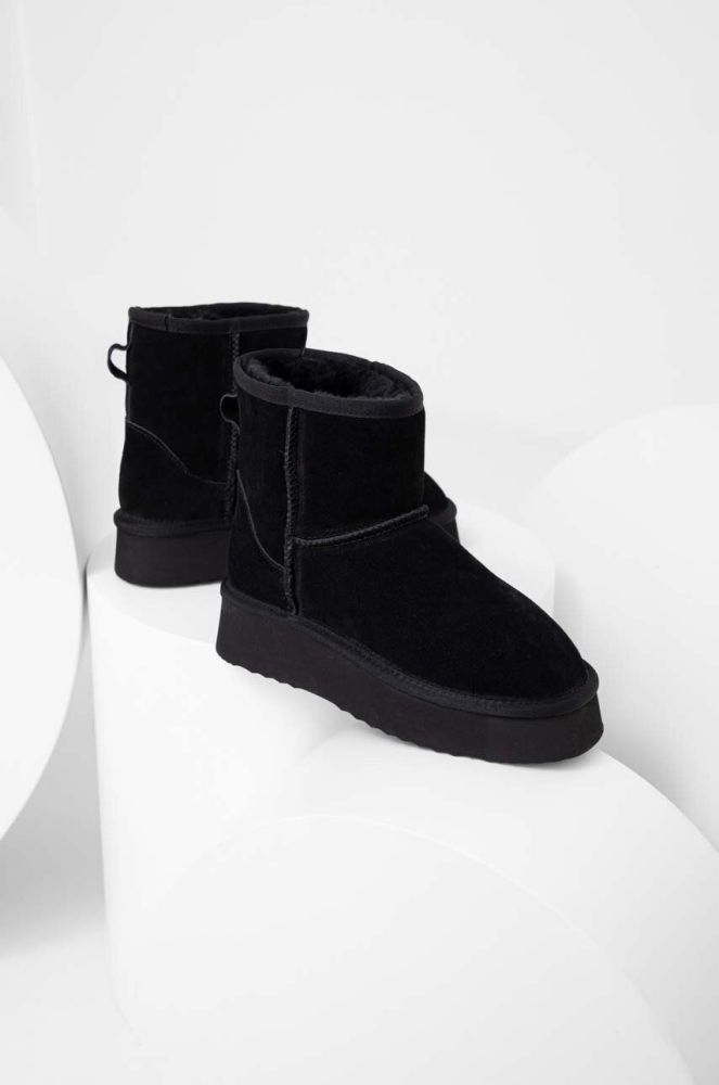 Замшеві чоботи Answear Lab колір чорний (3505153)