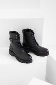 Шкіряні черевики Answear Lab жіночі колір чорний на плоскому ходу (3505200)