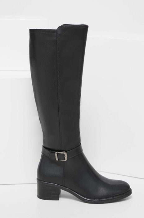 Чоботи Answear Lab жіночі колір чорний каблук блок утеплене (3603580)