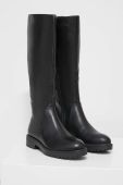 Чоботи Answear Lab жіночі колір чорний на плоскому ходу утеплене