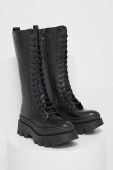 Шкіряні черевики Answear Lab жіночі колір чорний на платформі злегка утеплена (3603662) Шкіряні черевики Answear Lab жіночі колір чорний на платформі злегка утеплена (3603662)