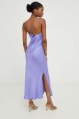 Сукня Answear Lab колір фіолетовий maxi облягаюча
