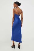 Сукня Answear Lab колір синій maxi облягаюча