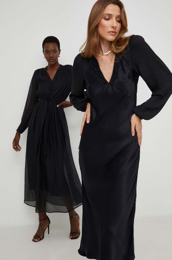 Сукня Answear Lab X Лімітована колекція NO SHAME колір чорний maxi пряма (3539129)