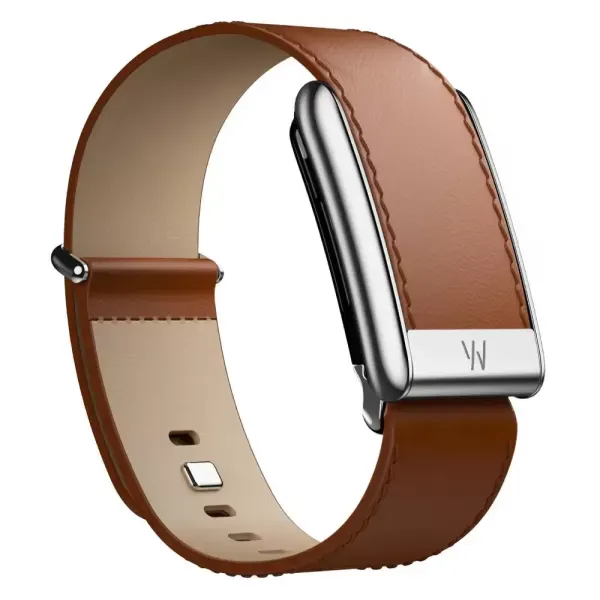 Шкіряний ремінець Whoop LeatherLuxe Band Straight Chestnut/Cream with Titanium (Size S) для WHOOP MG Life (810114362235)