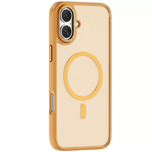Чохол WIWU FGG-012 Magnetic Armor Pro Series Orange для iPhone 17 фото 3