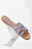 Шкіряні шльопанці Answear Lab жіночі колір фіолетовий (2171613)