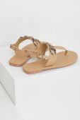 Шкіряні сандалі Answear Lab Жіночі колір бежевий