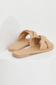 Шкіряні шльопанці Answear Lab Жіночі колір бежевий (2972154)