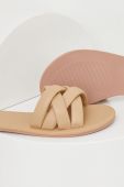 Шкіряні шльопанці Answear Lab Жіночі колір бежевий (2972154)