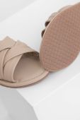 Шкіряні шльопанці Answear Lab жіночі колір бежевий (3065702)