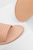Шкіряні шльопанці Answear Lab жіночі колір бежевий (3065753)