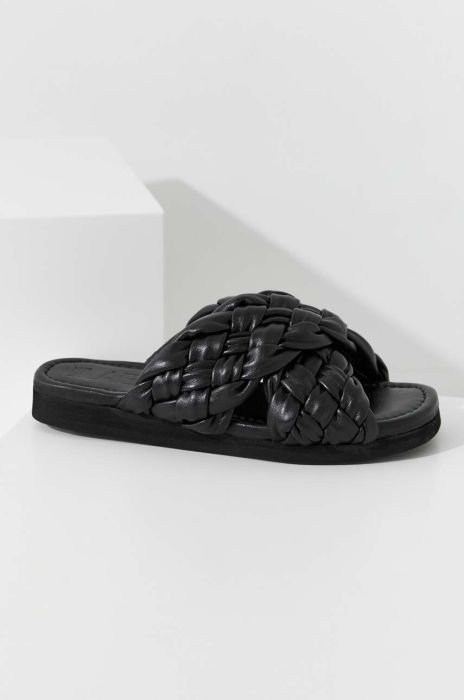 Шкіряні шльопанці Answear Lab жіночі колір чорний (3054517)