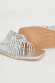 Шкіряні шльопанці Answear Lab Жіночі колір срібний (2972196)