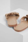 Шкіряні шльопанці Answear Lab жіночі колір бежевий (3280168)