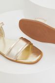Шкіряні сандалі Answear Lab Жіночі колір золотий (2972251)