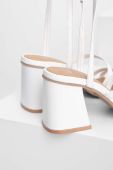 Шкіряні сандалі Answear Lab колір білий (3065814)