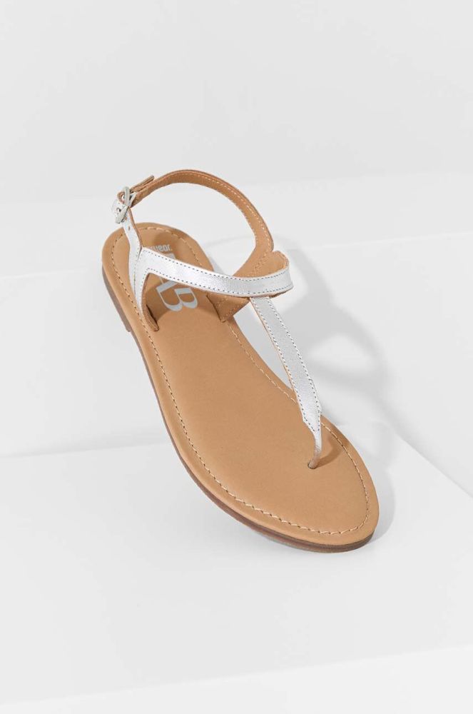 Шкіряні сандалі Answear Lab жіночі колір срібний (3054626)