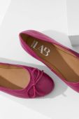 Шкіряні балетки Answear Lab X Лімітована колекція SISTERHOOD колір рожевий
