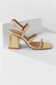 Шкіряні сандалі Answear Lab колір золотий (3054656)