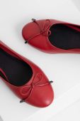 Шкіряні балетки Answear Lab колір червоний (3065960)