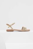 Шкіряні сандалі Answear Lab жіночі колір золотий (3251661)