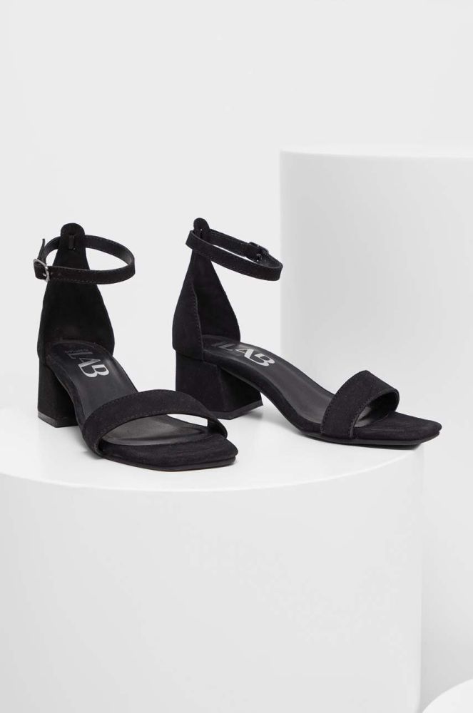 Замшеві сандалі Answear Lab колір чорний (3251757)