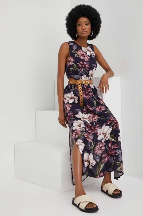 Сукня Answear Lab midi розкльошена колір блакитний (3083927)