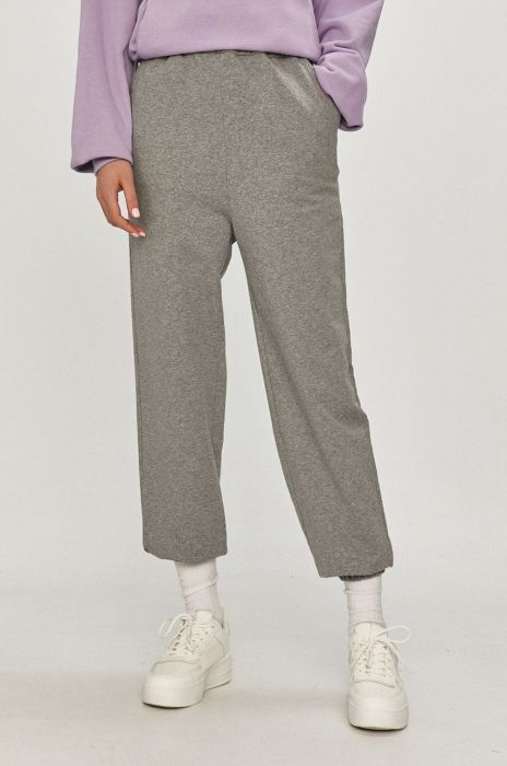 Answear Lab - Штани колір сірий