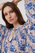 Блузка Answear Lab жіноча візерунок колір блакитний (2243866)