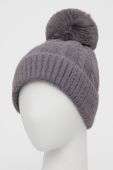 Шапка з вовною Answear Lab колір сірий з товстого трикотажу (1883335)