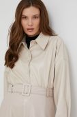 Сорочка Answear Lab жіноча колір бежевий relaxed класичний комір (2038562)