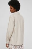 Сорочка Answear Lab жіноча колір бежевий relaxed класичний комір (2165486)