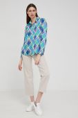 Сорочка Answear Lab жіноча regular класичний комір колір блакитний (2243894)